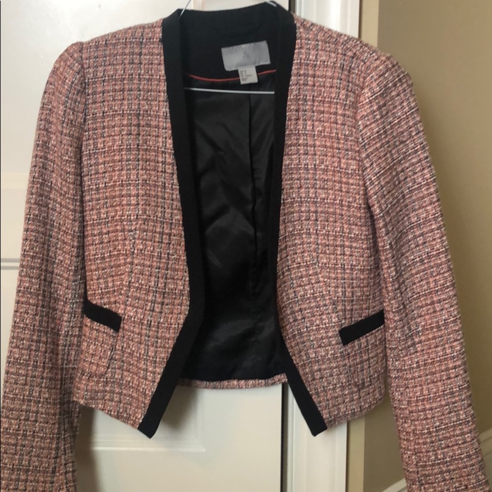 H&M blazer US 6 runs a little sml pink, orang, blk